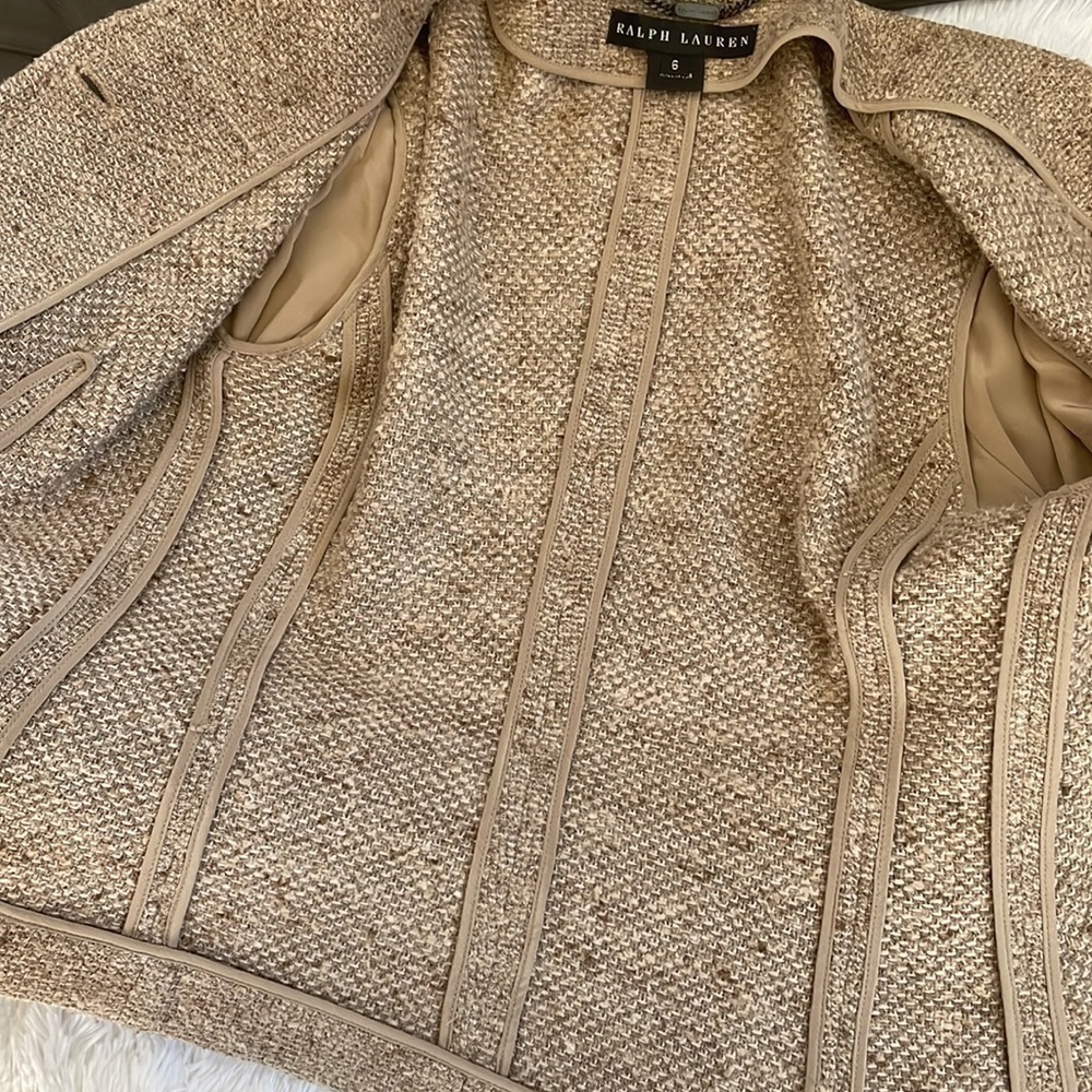 Ralph Lauren Black Label Vintage Silk Blazer size 6 - Picture 14 of 15